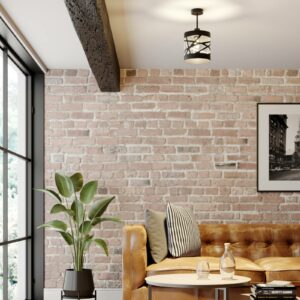 Modul Frez loftlampe, mønsterskærm, 17,5 cm, sort